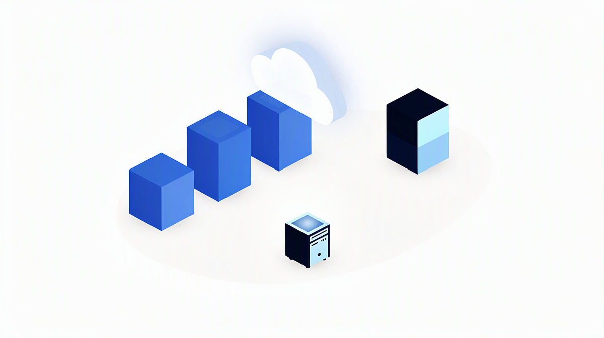 You can see connected module components forming a new architecture with server and cloud.